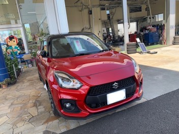 スイフトスポーツ納車させて頂きました♪